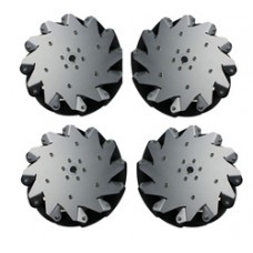 Mecanum Omni Directional Wheel Set (4 Pcs)-254mm Aluminum 